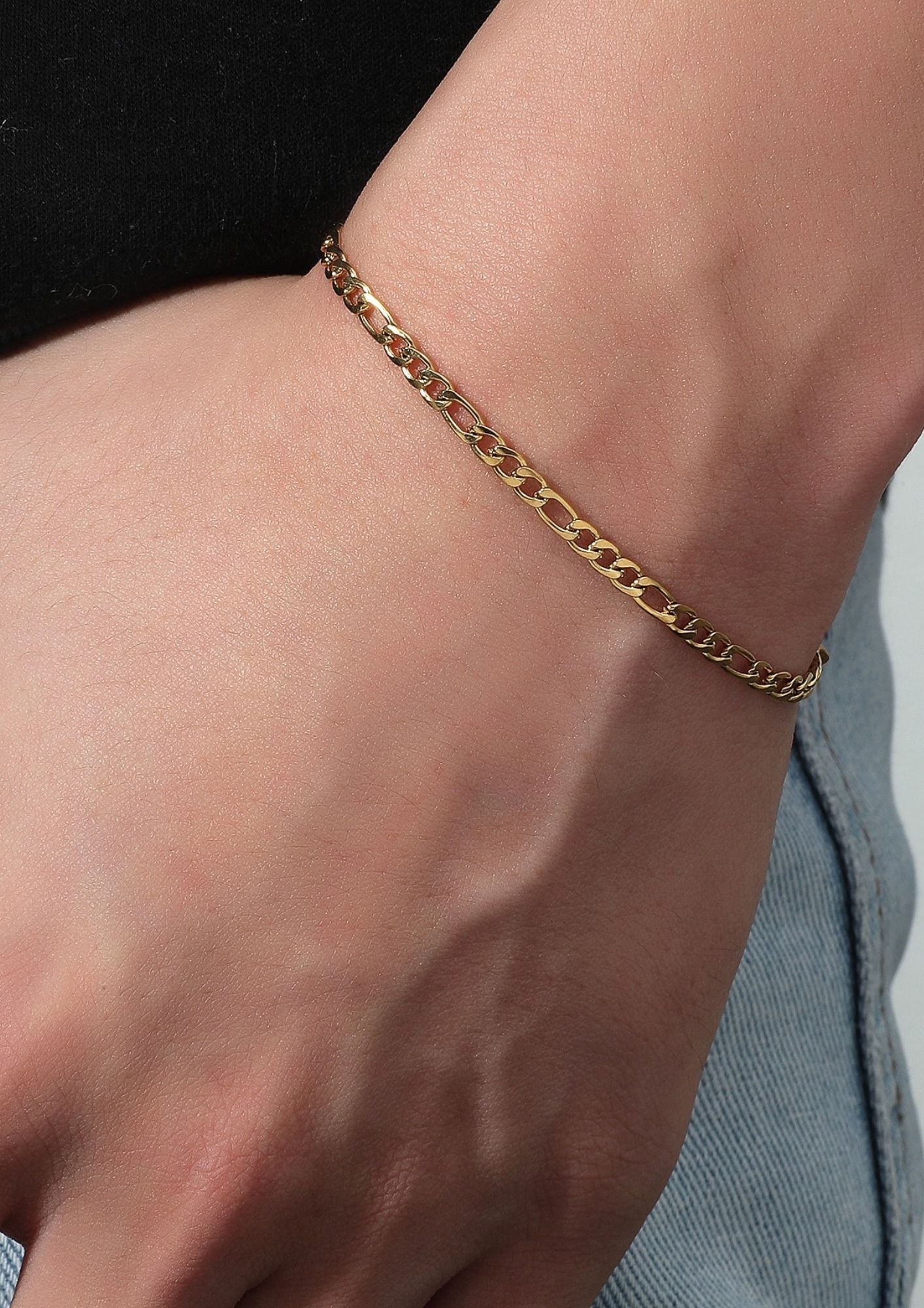 Pulsera figaro 3mm