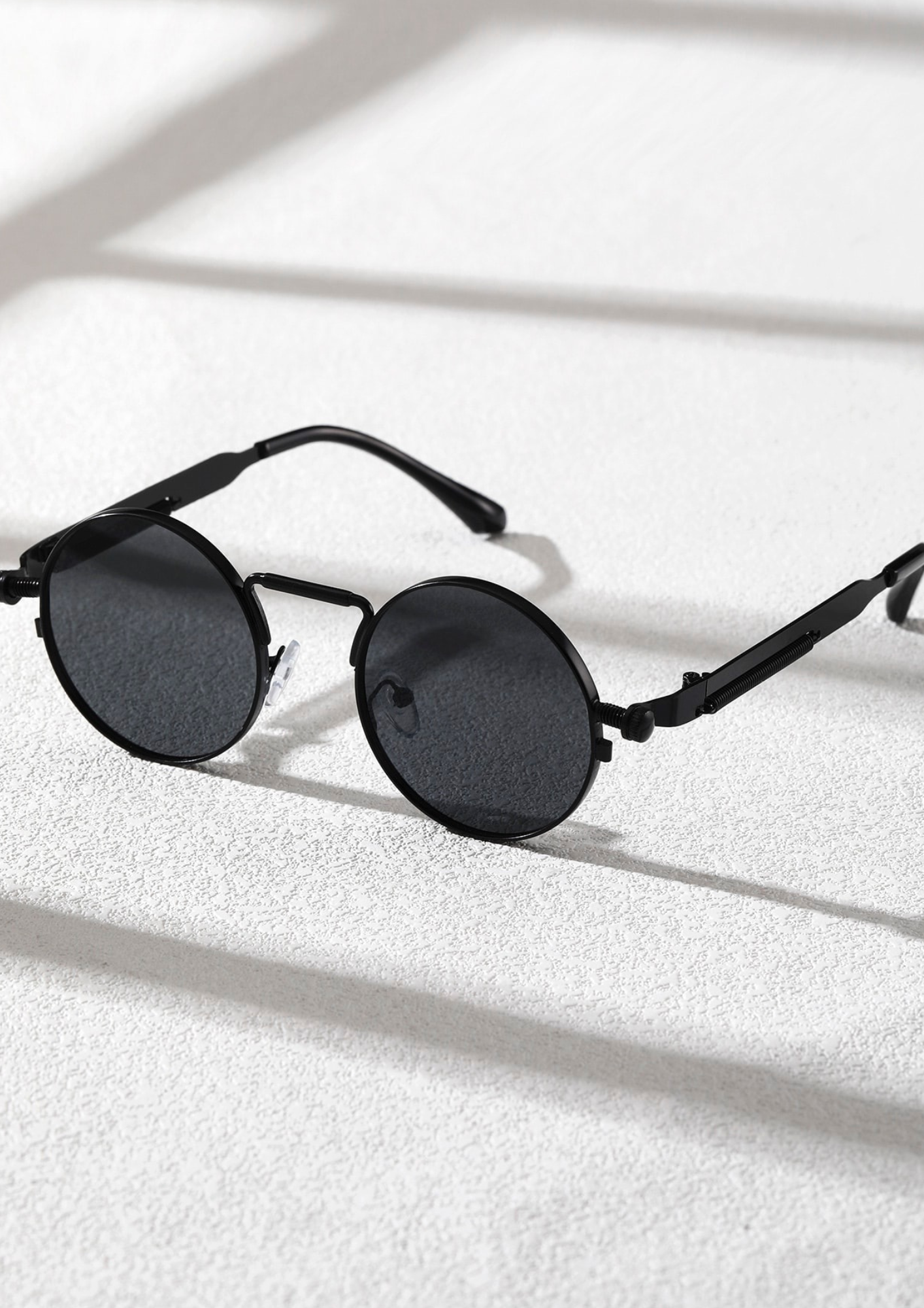 Lentes de sol retro - Marco redondo