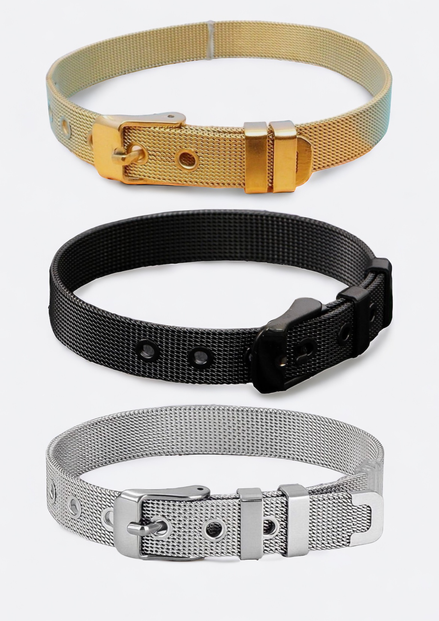 Pulsera de malla metalica