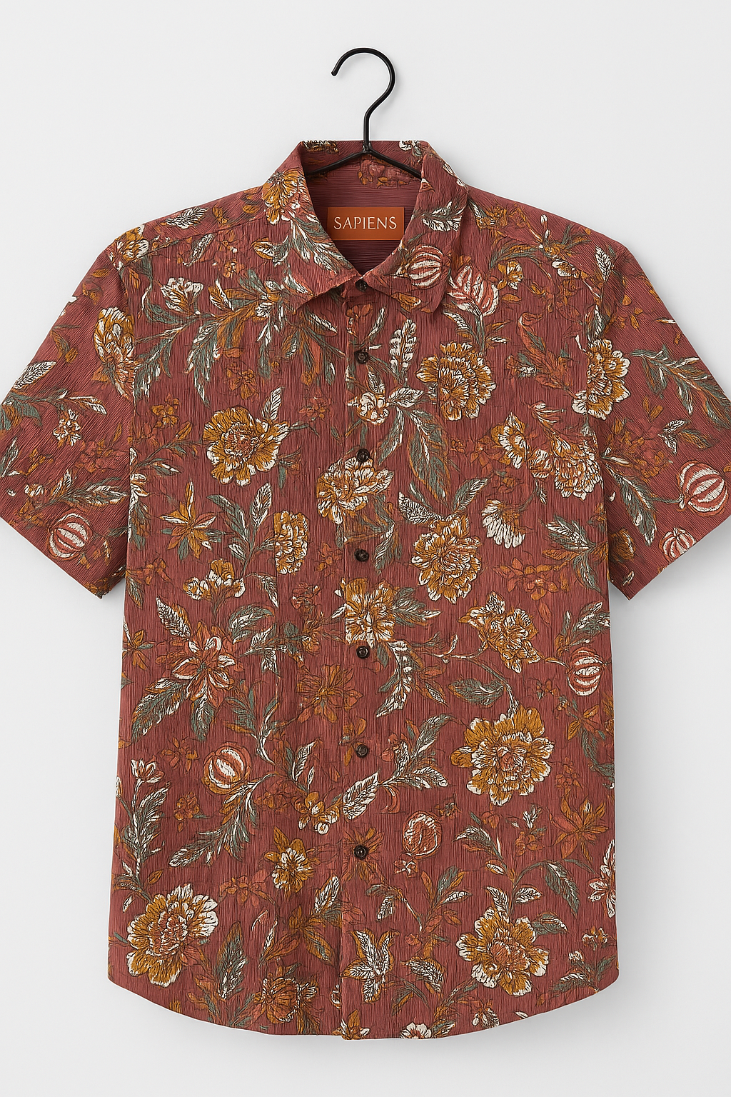 Camisa sapiens relaxed estampada