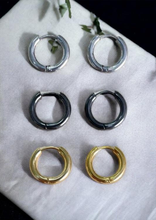 Aros, argolla minimalistas (Por unidad)