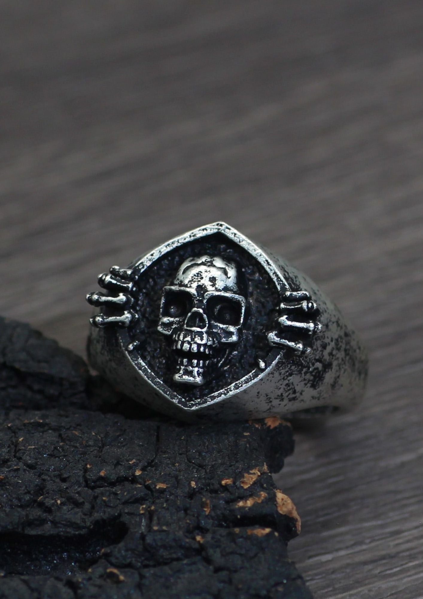 Anillo de cráneo - Talle 12