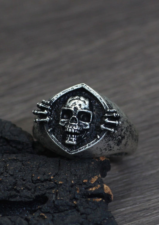 Anillo de cráneo - Talle 12