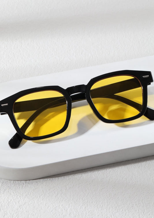 Lentes de sol transparente amarillo