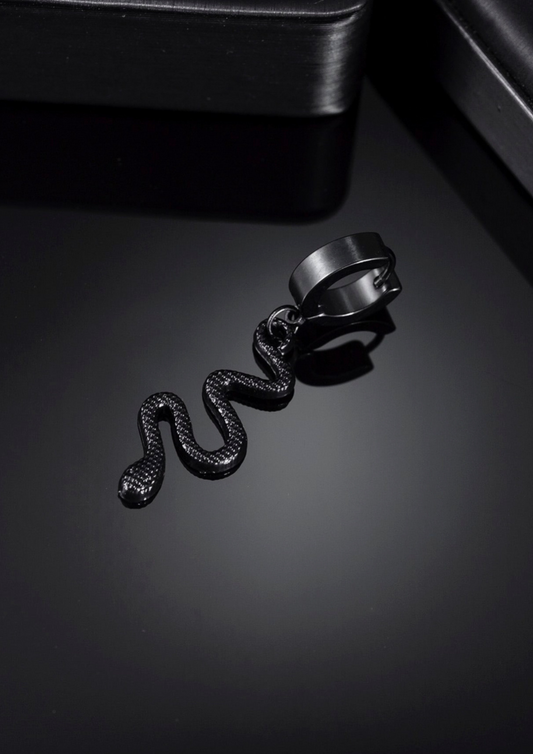 Aro de serpiente negro