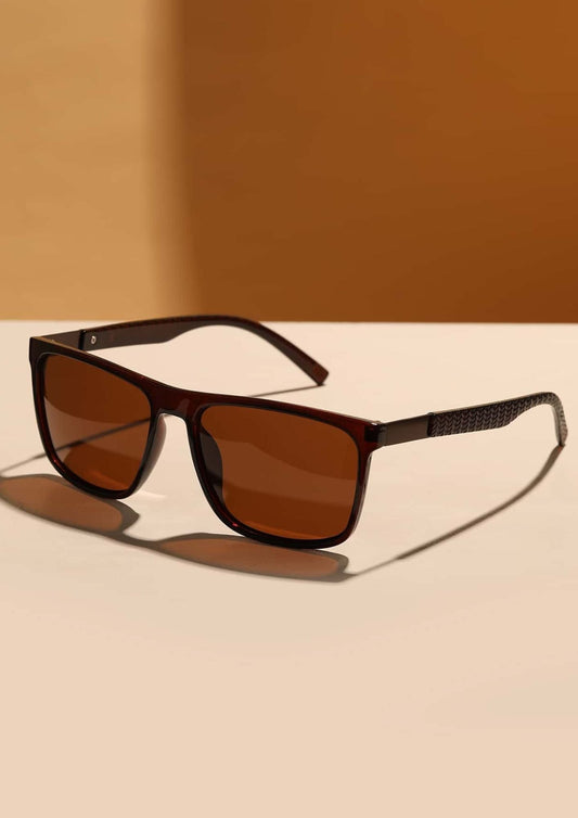 Lentes de sol Brown, marco cuadrado