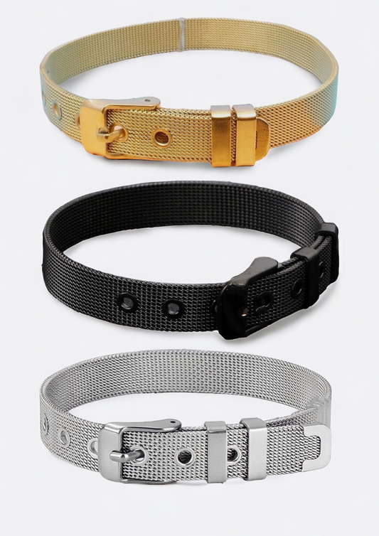 Pulsera de malla metalica