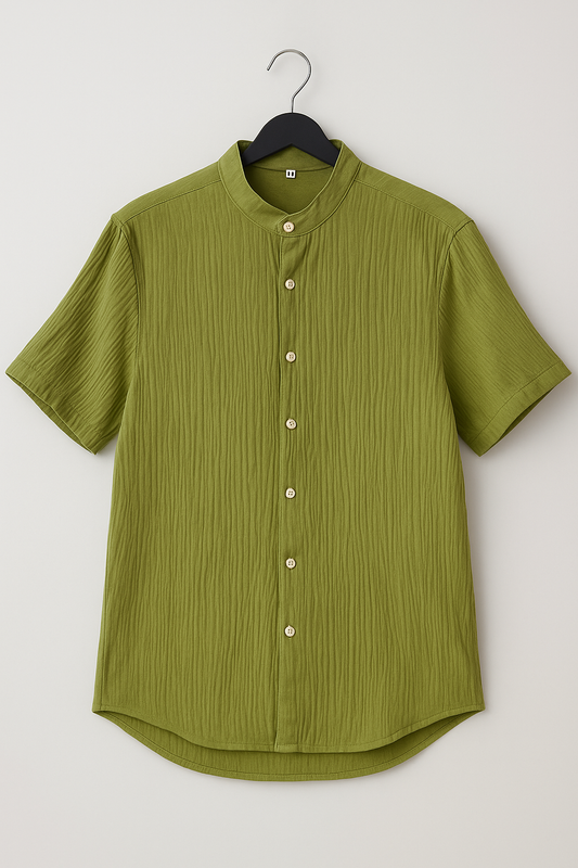 camisa sapiens verde relaxed