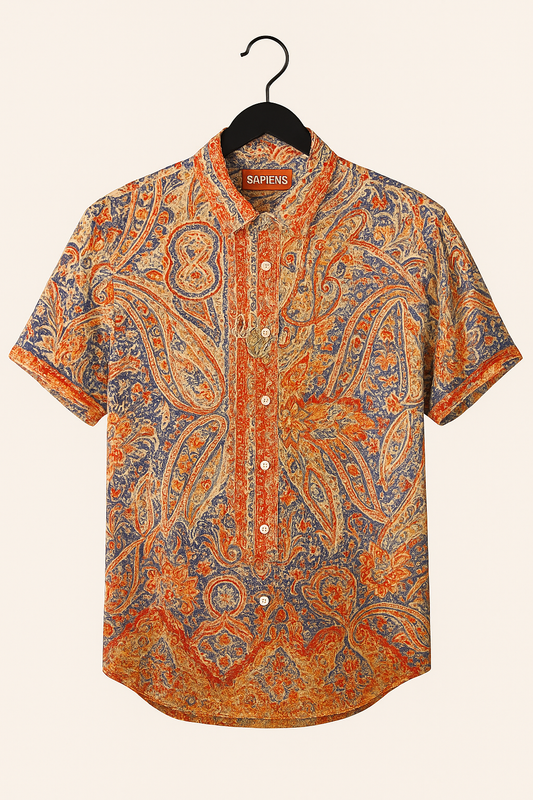 Camisa Sapiens relaxed estampada