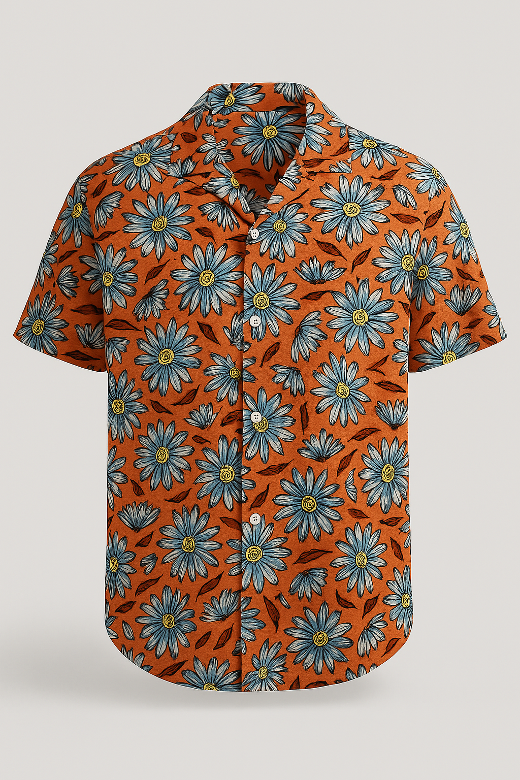 Camisa Sapiens relaxed  floreada