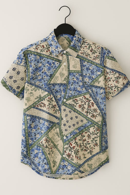 Camisa Sapiens relaxed estampada