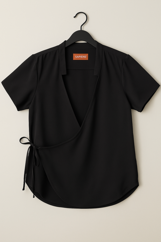 Camisa Sapiens V Slim Negra