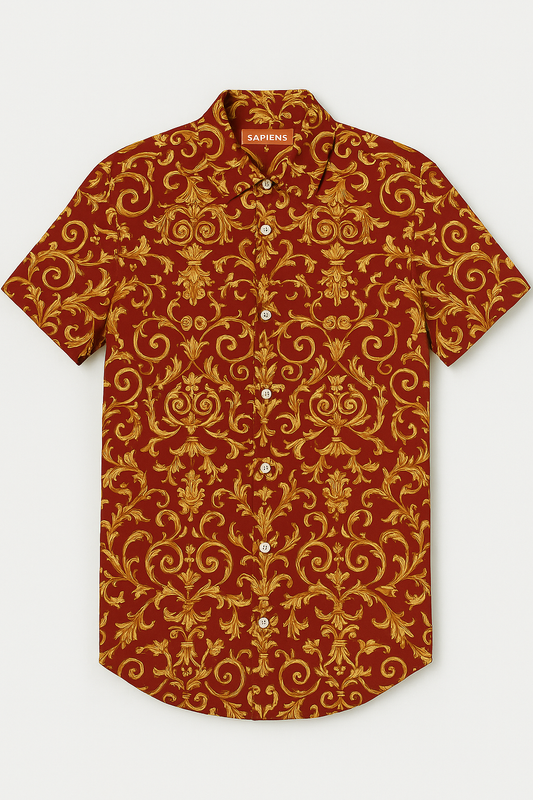 Camisa Sapiens relaxed estampada