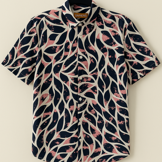 Camisa sapiens  relaxed estampada