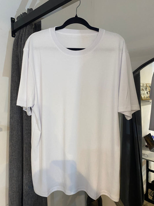 Remera basica blanca algodon pima
